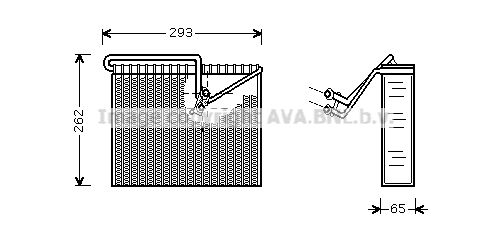 AVA QUALITY COOLING Испаритель, кондиционер OLV372